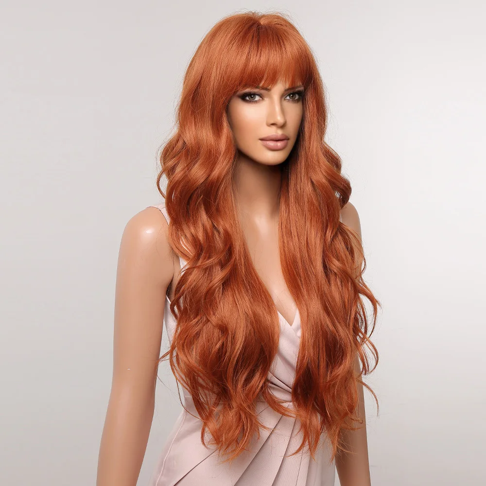 Human Hair Wig With Bangs