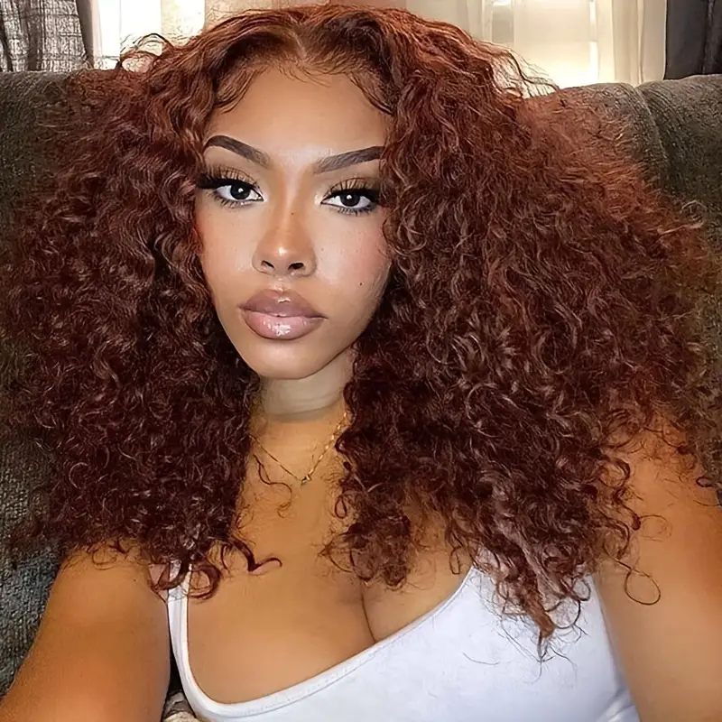 Brown Curly Wig