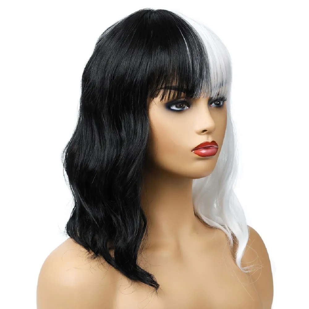 Black and White Wigs