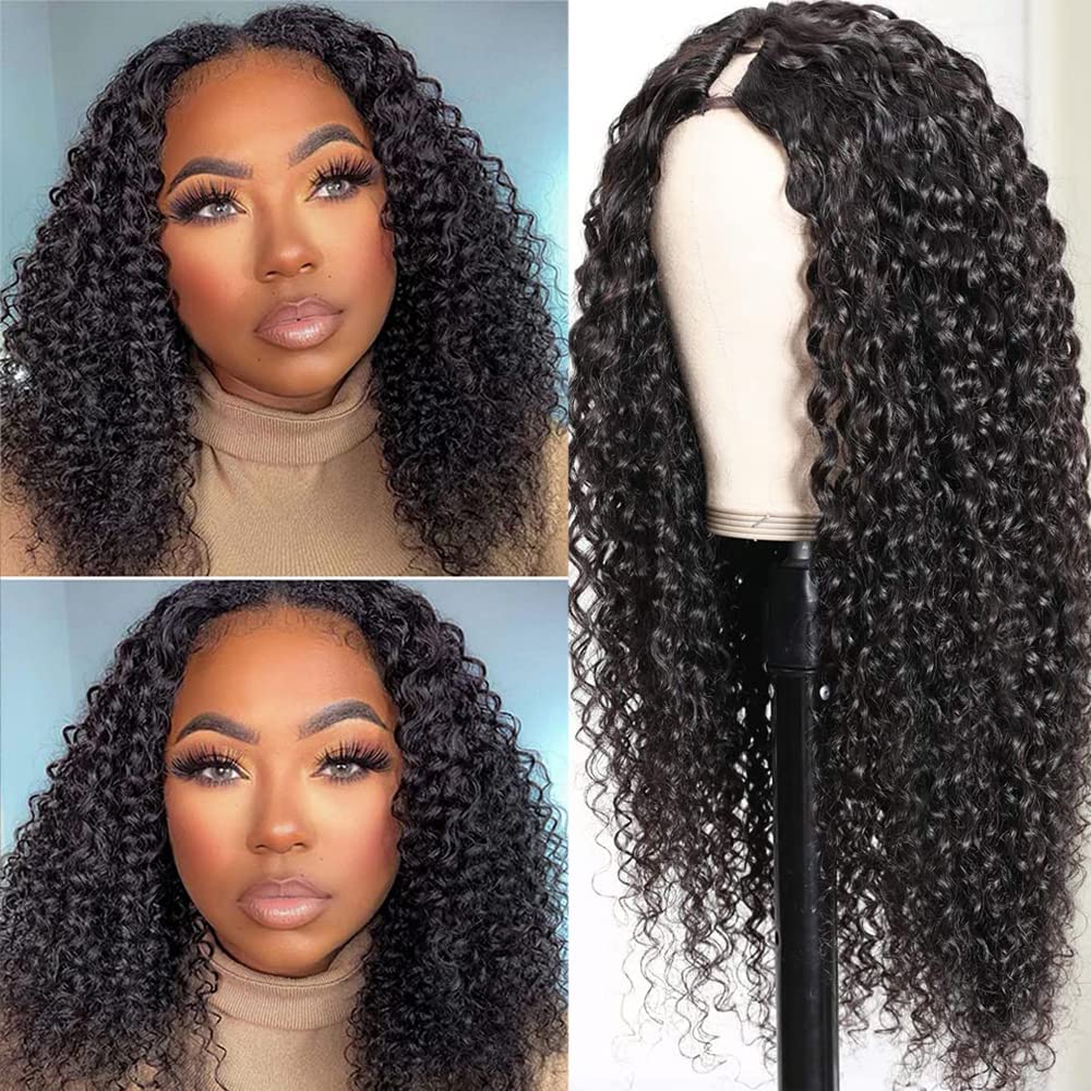 V-Part Curly Wig