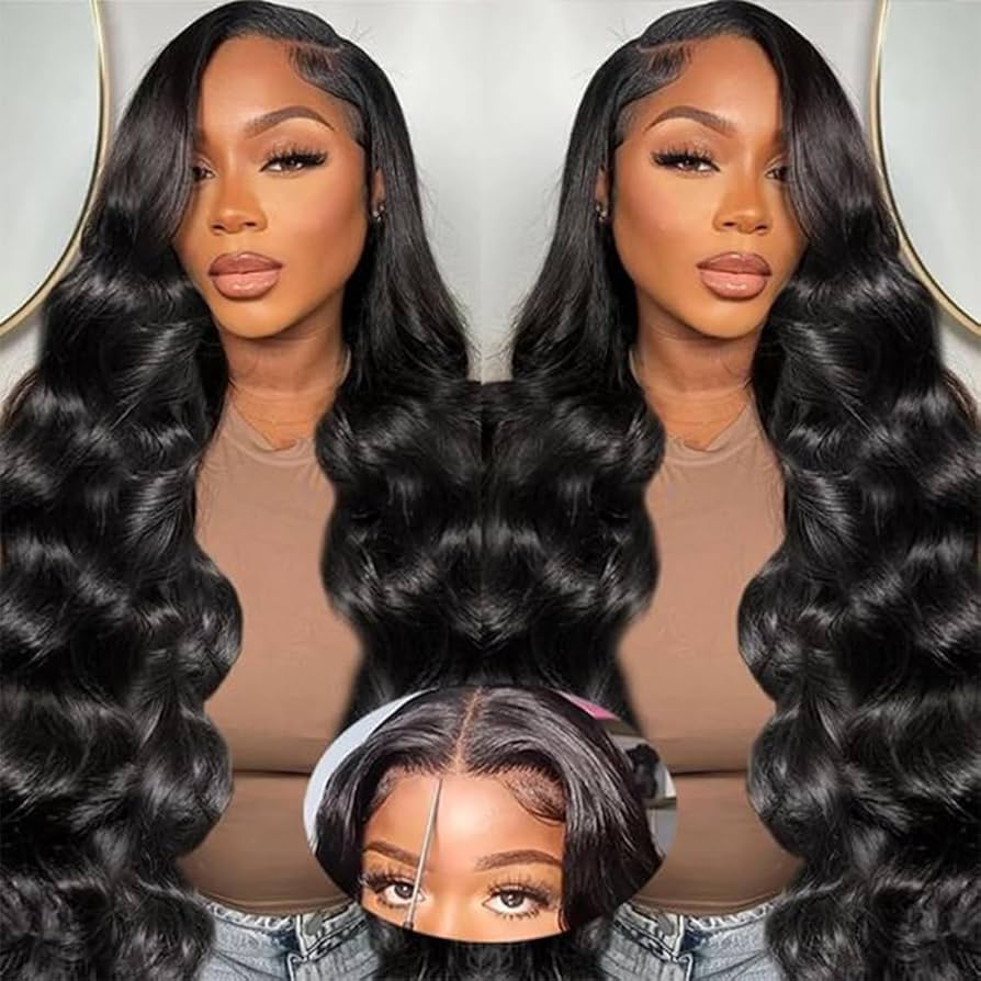 glueless wig human hair