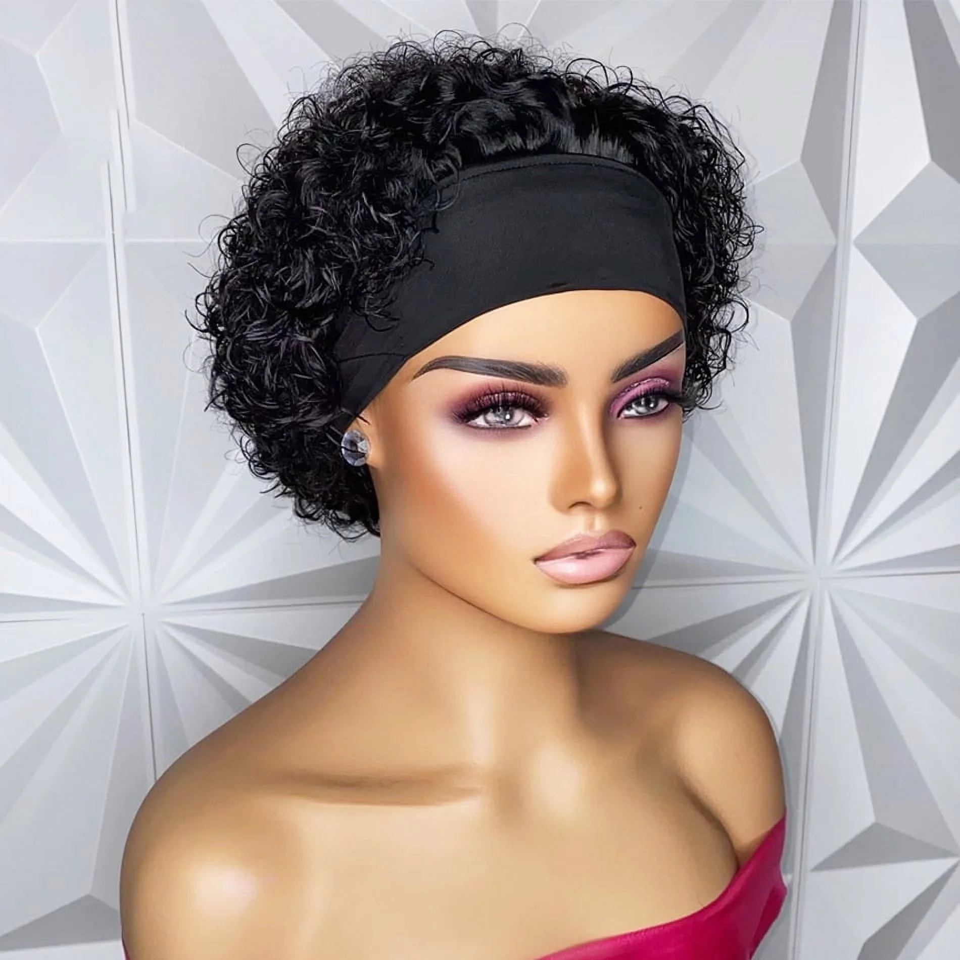 headband wig human hair