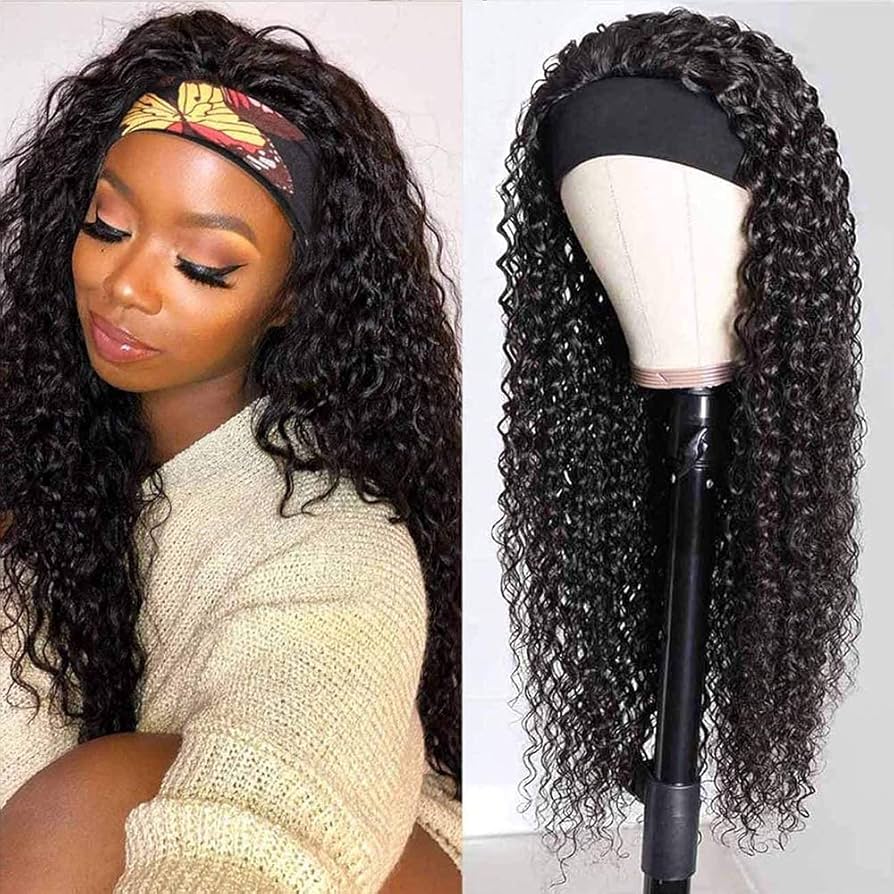 headband wig human hair