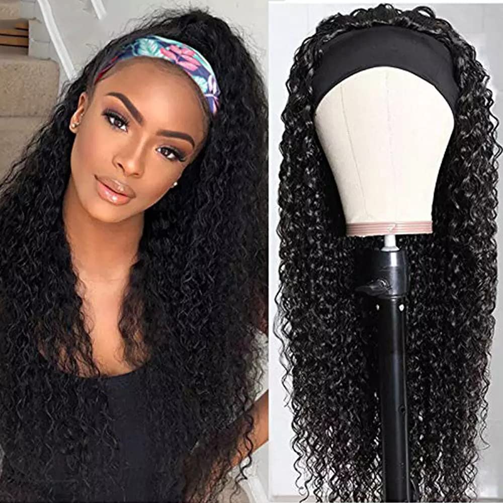 headband wig human hair