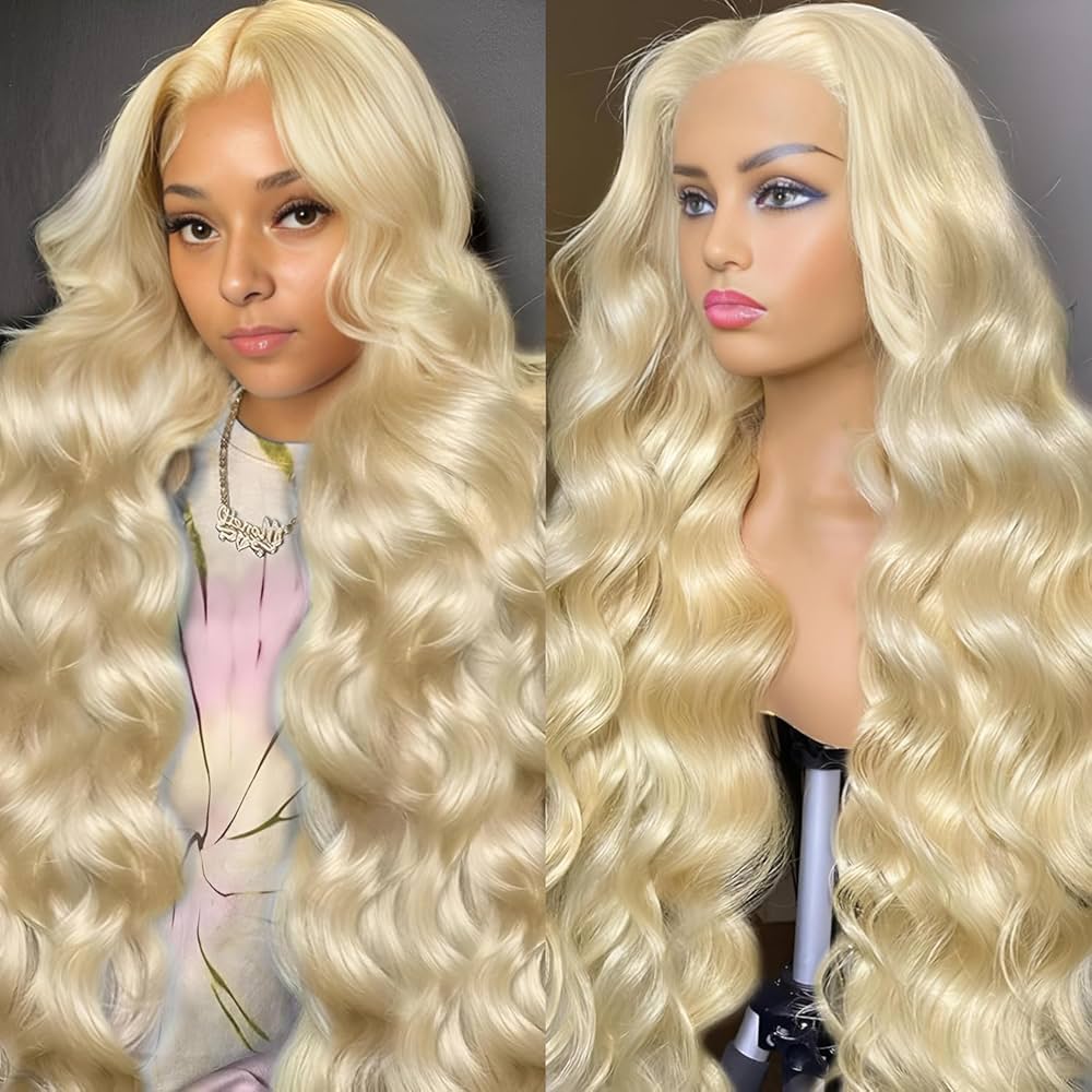 blonde glueless wig