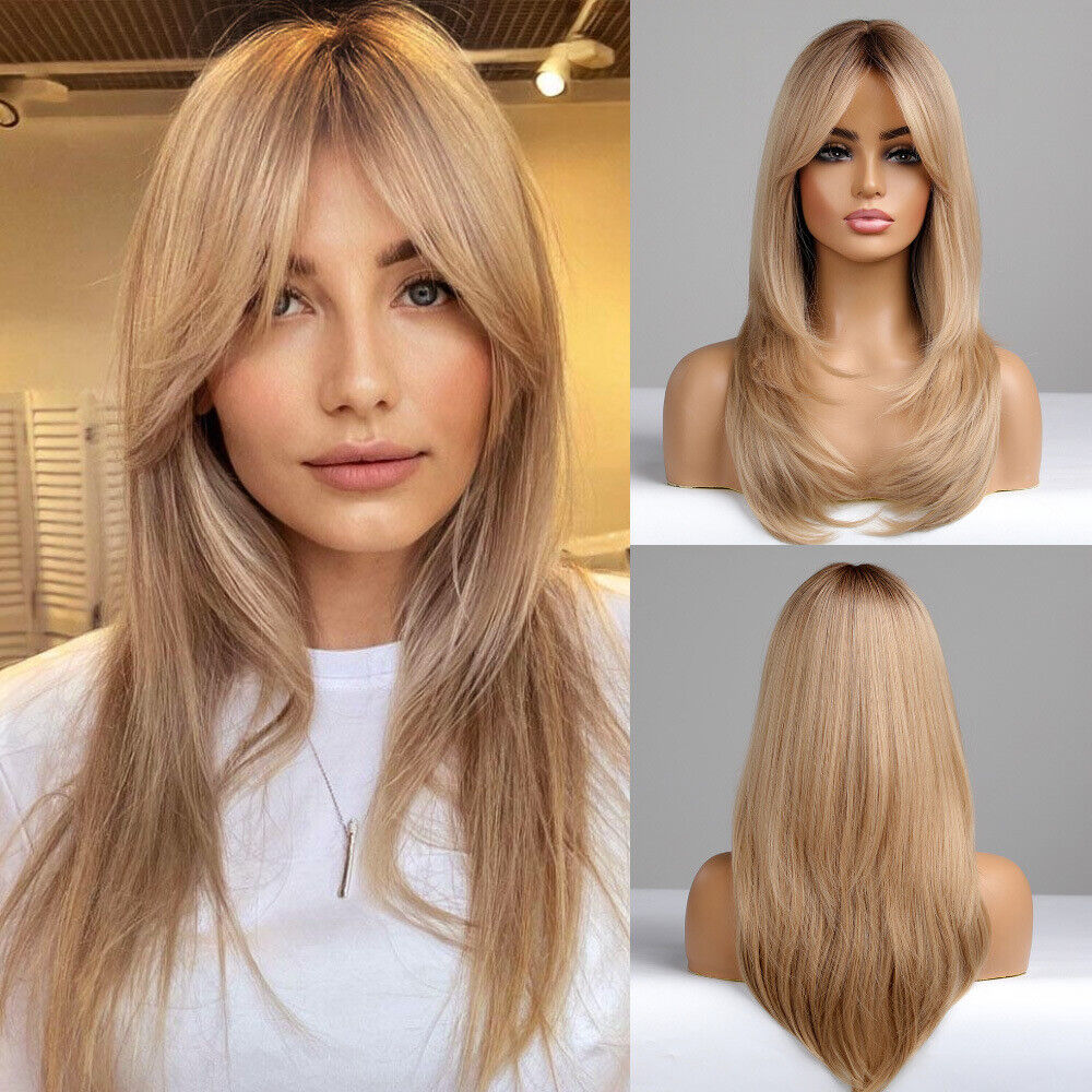 long blonde wig