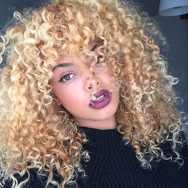 Curly Blonde Wig