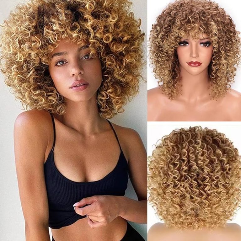 blonde wig black girl